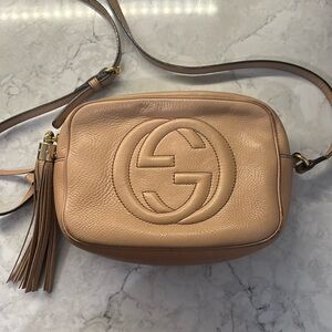 Gucci crossbody bag tan